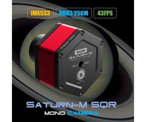 Caméra mono Player One Saturn-M SQR USB3.0 IMX533 (Boite ouverte)