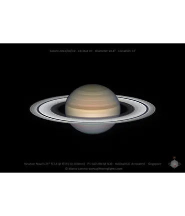 Caméra mono Player One Saturn-M SQR USB3.0 IMX533 (Boite ouverte)